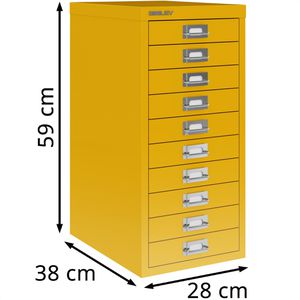 Produktbild für Schubladenschrank Bisley MultiDrawer, aus Metall