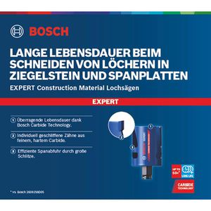 Produktbild für Lochsäge Bosch Expert Construction, 15-teilig