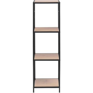 Produktbild für Bücherregal AC-Design Seaford, schwarz / wildeiche