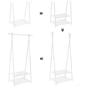 Produktbild für Garderobenständer Songmics HSR05W, weiß