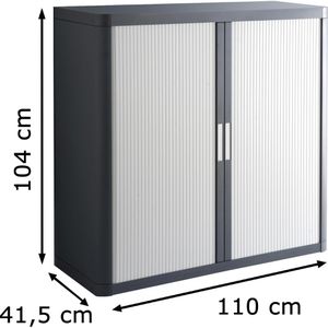 Produktbild für Rollladenschrank Paperflow aus Metall und Kunststoff