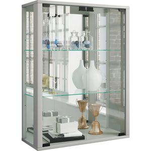 Produktbild für Glasvitrine VCM Udina, mit Spiegelrückwand, hängend