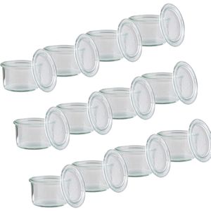 Einmachglas APS Weck-Glas, mit Glasdeckel