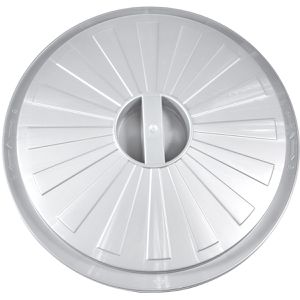 Produktbild für Mülleimer Keeeper Supermax-Tonne, light silver