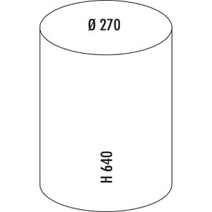 Produktbild für Aschenbecher Wesco 150601-60, anthrazit, für Outdoor