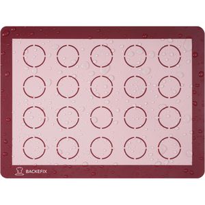Produktbild für Backmatte Backefix BMMAC Macaronsmatte aus Silikon-Glas-Gewebe