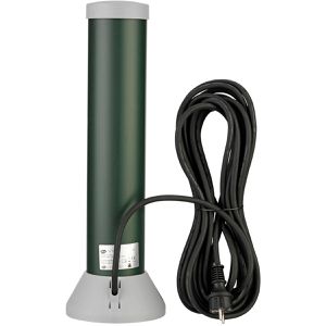 Produktbild für Gartensteckdose REV-Ritter Green, grau / grün, anschraubbar