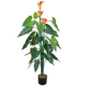 Produktbild für Kunstpflanze Decovego Drachenwurz Calla Lily