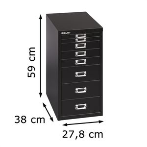 Produktbild für Schubladenschrank Bisley MultiDrawer, aus Metall