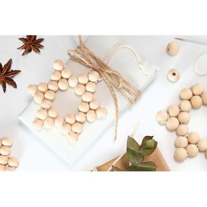 Produktbild für Bastelset Folia Holzperlen Sterne-Set Nature