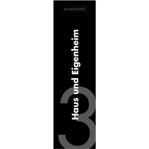 Rückenschilder europrotokoll Haus und Eigenheim