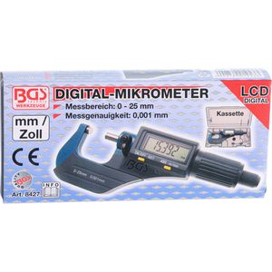 Produktbild für Bügelmessschraube BGS-technic 8427, digital