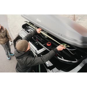 Produktbild für Dachbox Atera Casar XL Lava 082295 Deckelöffnung wechselseitig