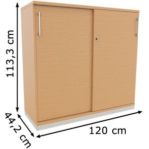 Produktbild für Schiebetürenschrank fm-Büromöbel endless, abschließbar