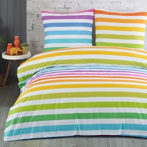 Bettwäsche Buymax Rainbow, bunt, Renforcé