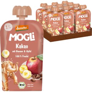 Fruchtpüree MOGLi Kakao Quetschie, 100% Frucht demeter, BIO