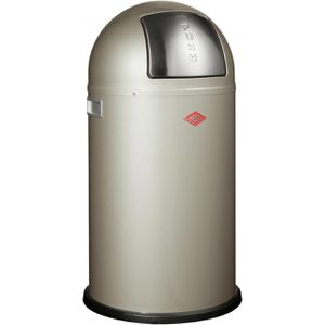 Mülleimer Wesco Pushboy, neusilber