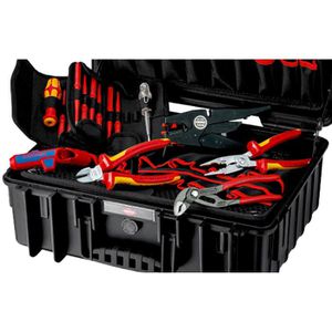 Produktbild für Werkzeugkoffer Knipex Robust23 Elektro, 00 21 35
