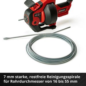 Produktbild für Rohrreinigungsmaschine Einhell TE-DA 18/760 LiSolo