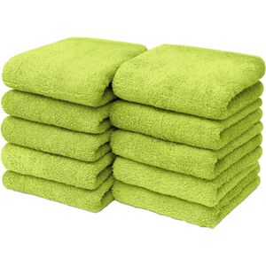 Waschlappen NatureMark Seiflappen, apfelgrün, 30 x 30 cm