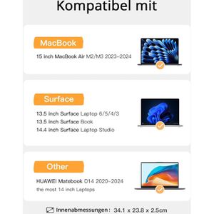 Produktbild für Laptophülle Inateck LB01006-14, bis 14 Zoll