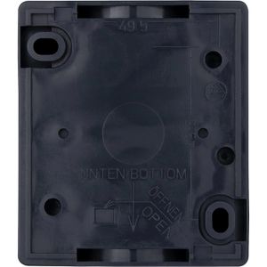 Produktbild für Lichtschalter REV-Ritter AquaForm IP44, anthrazit