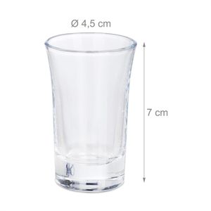 Produktbild für Schnapsgläser Relaxdays 10023422 4cl