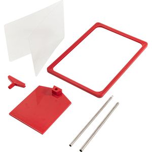 Produktbild für Infoständer Franken PSM A3 01, beidseitig, rot, A3