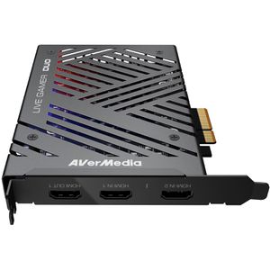 Produktbild für Capture-Card AVerMedia Live Gamer DUO, intern, 240 FPS, 4K60