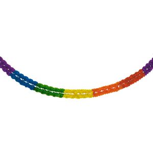 Papstar Girlande 82839 Rainbow, bunt, Länge 10 m, Ø 16 cm, Papier