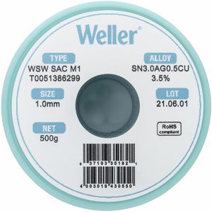 Produktbild für Lötzinn Weller T0051386299, Flussmittel, bleifrei