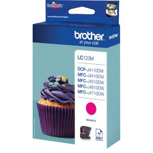 Produktbild für Tinte Brother LC-123M magenta
