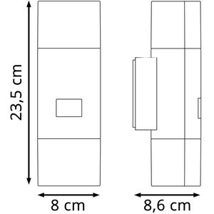 Produktbild für Wandleuchte Steinel L 910 S, aus Aluminium, für außen (IP44)