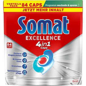Produktbild für Spülmaschinentabs Somat Excellence 4in1 Caps, All-in-One