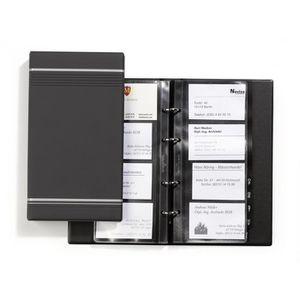 Produktbild für Visitenkartenmappe Durable 238558 Visifix 200, anthrazit, A5