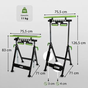 Produktbild für Arbeitsbock Trutzholm 32640, Multifunktionsbock, bis 200 kg