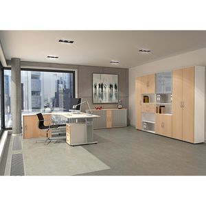 Produktbild für Schiebetürenschrank Geramöbel Flex 382502-BB, abschließbar