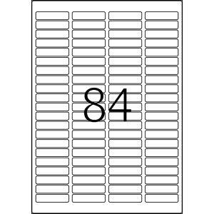 Produktbild für Universaletiketten TopStick labels, 8724, weiß