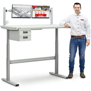 Produktbild für Arbeitstisch Treston TED811-49, elektrisch höhenverstellbar