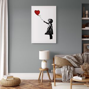 Produktbild für Wandbild Artgeist Mädchen mit Ballon
