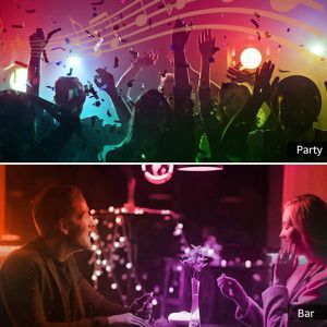 Produktbild für LED-Streifen Lepro dimmbar, RGB + weiß