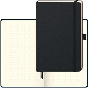 Notizbuch Brunnen Kompagnon Klassik, 105522905, schwarz, A5