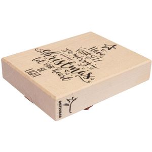 Produktbild für Motivstempel Rayher 29143000 Christmas Tree, aus Holz