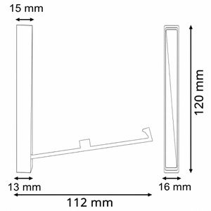 Produktbild für Garderobenhaken SO-TECH Bari, 108467, chrom matt