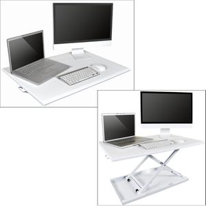 Produktbild für Schreibtischaufsatz Luxor DC-Basic-W, weiß
