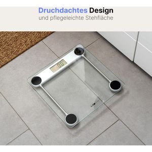 Produktbild für Personenwaage Clatronic PW 3368, silber