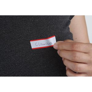 Produktbild für Namensetiketten Herma 1902 Vario, weiß/rot