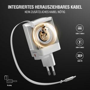 Produktbild für USB-Ladegerät 4smarts GaN Flex Jojo, 65 Watt