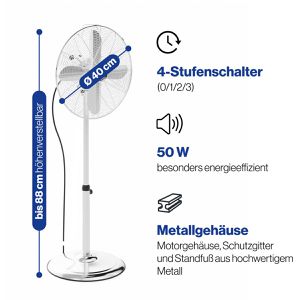 Produktbild für Ventilator Proficare PC-VL 3064 MS, 330640, Ø 40cm
