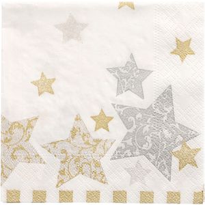 Produktbild für Servietten Papstar 88680 Stardust
